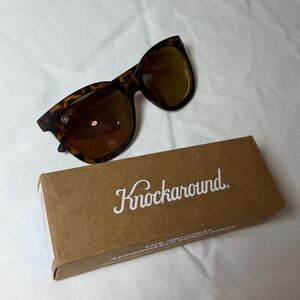 Knockaround Deja Views Like New Tortoise Shell Polarized Rose Gold Sunglasses